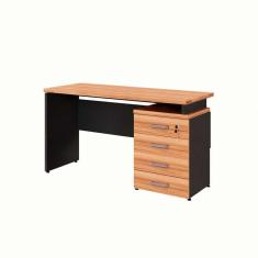 escrivaninha yaris 4 gv nogal sevilha e preta 135 cm