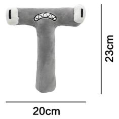 Alfabeto de letras de pelúcia Lore Abecedario T Choice