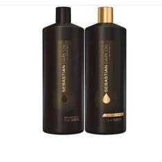 Kit Shampoo 1L + Condicionador 1L Dark Oil - Sebastian