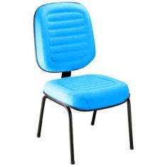 Cadeira Para Escritório Diretor Gomada Linha Blenda Azul