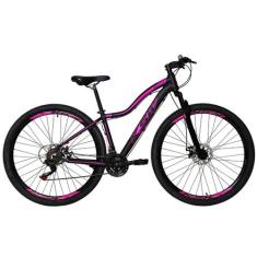 Bicicleta Feminina Aro 29 Ksw Mwza Alumínio 27v K7 Freio a Disco Mecân