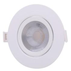 Spot de Embutir LED 6W Luz Branca Bivolt Redondo Empalux, Luz Branca, 
