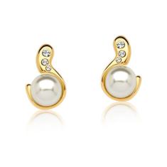 Brinco Composé De Pérola/Cristal Sonho De Princesa