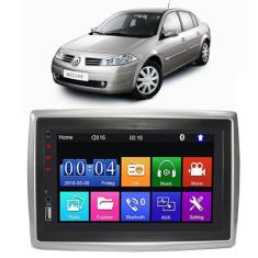  Kit Multimídia 7p  Megane 2007-2013 Bluetooth + Moldura Painel - E-Co