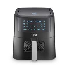 Fritadeira Elétrica Air Fryer Ichef Smart Vision 6L 1500W Digital com Timer e Cesto Antiaderente 110V
