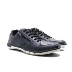 Tênis Masculino Confortável Linha Casual Cano Baixo Azul Marinho - Han