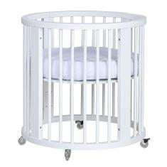 Berço Evolutivo 4 Em1 em Madeira Maciça Crescer Branco