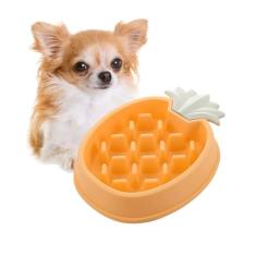 Aimondow Tigela de alimentação lenta para cães, tigela de labirinto de comida para filhotes, tigelas de alimentação de quebra-cabeça para gatos e cães, pratos para cães para comer devagar, formato de