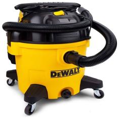 Aspirador de Pó Seco e Úmido 19L, 4CV de Potência com Extensores, 110v, DEWALT DXV05P, Amarelo