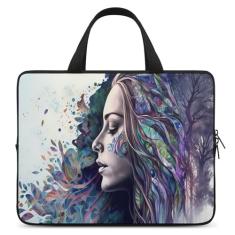 Bolsa para laptop compatível com MacBook Pro M3/M2/M1, MacBook Pro, MacBook Air, iPad Pro, Surface Pro 9/8 de 15 polegadas, bolsa de borracha de cloropreno