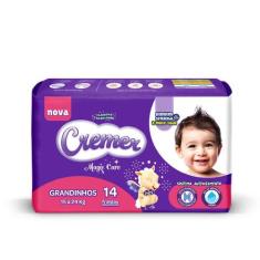 Fralda Cremer Magic Care Grandinhos Pacote Jumbo 14 Unidades Descartáv