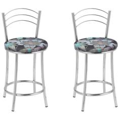 KIT 2 Banquetas Cromadas Bc26-c - E507 - TRE PARONI