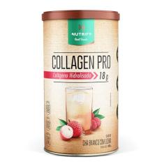 Nutrify - Collagen Pro - Colágeno Hidrolisado com Proteína - Sem Glúten, Sem Açúcar e Lactose - Sabor Chá Branco com Lichia - 450g