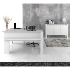 Conjunto Escritorio 02 Peças Cj23 Branco Tecno Mobili Branco