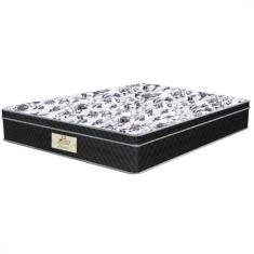 Colchão Casal Gazin Lumier Molas Bonel 1,38X1,88X0,20, Preto