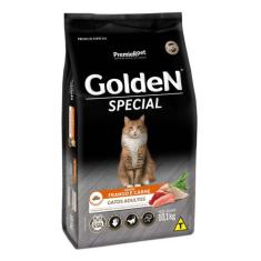 Ração Golden Special Gatos Adultos Sabor Frango e Carne 10,1 kg - PREM