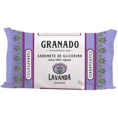 Sabonete Granado Glicerina Extrato de Lavanda em Barra 90g, 1, 90g
