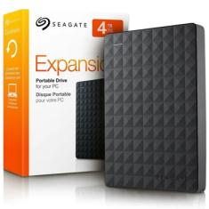 HD Externo Portátil Seagate 4TB Expansion, 2.5p, USB 3.0 - STEA4000400