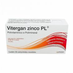 Vitergan Zinco Pl - 30 Comprimidos