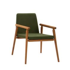 Poltrona Rodrigues Verde Militar - OOCA Móveis - DAF MOBILIARIO