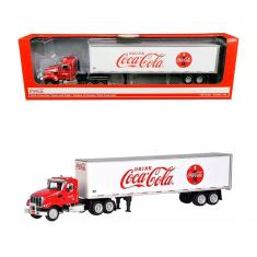 Miniatura Caminhão Trailer Coca Cola Escala 1/50 Motor City