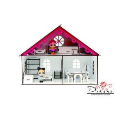 Kit Casa Bonecas 20 Moveis Decorativa Lily Sonhos - Darama