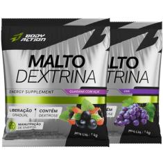2x Maltodextrina Malto Dextrin 1kg - Bodyaction - Body Action, Guaraná
