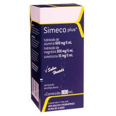 Simeco Plus Hidróxido de Aluminio 600mg/5ml + Hidróxido de Magnésio 300mg/5ml + 35mg/5ml Simeticona 240ml 240ml Suspensão