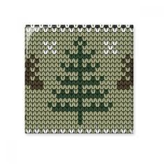 Árvore de Natal, marrom, padrão de malha de alce, azulejo de cerâmica, decalque brilhante, pedra adornada de tijolos esmaltados