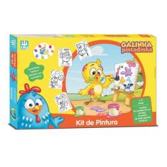 Kit De Pintura Com Cavalete Galinha Pintadinha - Nig Brinquedos