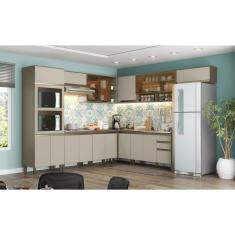 Cozinha Modulada Conect com 8 Peças Duna/Cristal - Henn
