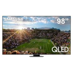 Smart TV QLED 98” 4K Samsung 98Q80C com Processador com IA, Gaming Hub, FreeSyncm, SmartThings Wi-Fi Bluetooth USB 