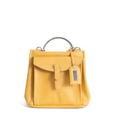 BOLSA FEMININA EM COURO ALÇA DE MÃO COLORIDA "ÂNGELA AISSUM"-Feminino