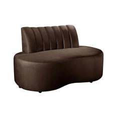 Sofa Namoradeira Curvo Orgânico Doha Decoração
