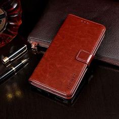 Capa Umidigi F1 Play, capa flip de couro PU para Umidigi F1 Play, capa de proteção de telefone estilo empresarial, capa com [compartimentos para dinheiro e cartão]