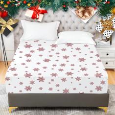 YIYEA Lençol de microfibra Christmas Queen – Queen, ultramacio, resistente a encolhimento e desbotamento