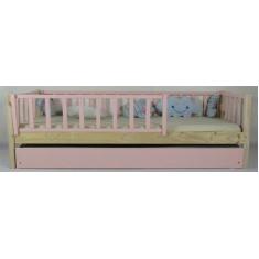 Bicama Montessoriana Solteiro Base Colorida Madeira Maciça Pinus - Pip