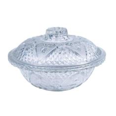 Bomboniere com Tampa de Vidro Hearts N223111-8 - Kimglass