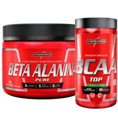 Beta Alanina 123g + Bcaa Top 120 Caps Integralmedica
