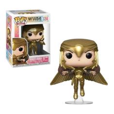 Boneco Funko Pop Heroes Wonder Woman Golden Armor Flying 324