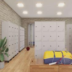 Roupeiro Aço Light 1v 04 Portas Gr301/4