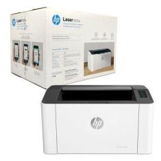 Impressora Laser, Hp 107w, Monovolt 110v, Monocromática, Wi-fi, Porta USB 2.0 - 4zb78a - 110v