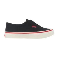 Tênis Redley Slip On Infantil Preto / Branco  33-Unissex