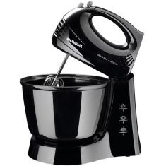 Batedeira Convencional Mondial B-44 3,6L 400W com 3 Velocidades Preto 220V