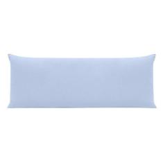 Fronha Para Travesseiro Corpo 200 Fios Azul 150x50