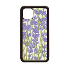 Capa com pintura de plantas de flores lavanda para iPhone 11 Pro Max para Apple Mobile Case