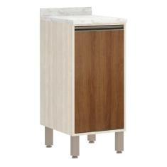 Balcão 1 Porta 40cm com Tampo Linea Luciane Móveis