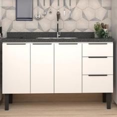 Balcão de Cozinha 3 Portas 3 Gavetas Júpiter - Cozimax