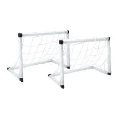 Brinquedo Chute A Gol Infantil 2 Traves 1 Bola E Bomba - DM Toys