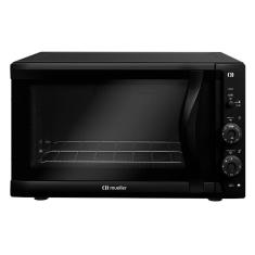 Forno Elétrico De Bancada Mueller 50 Litros E Vidro Duplo MFB50F Preto 110V